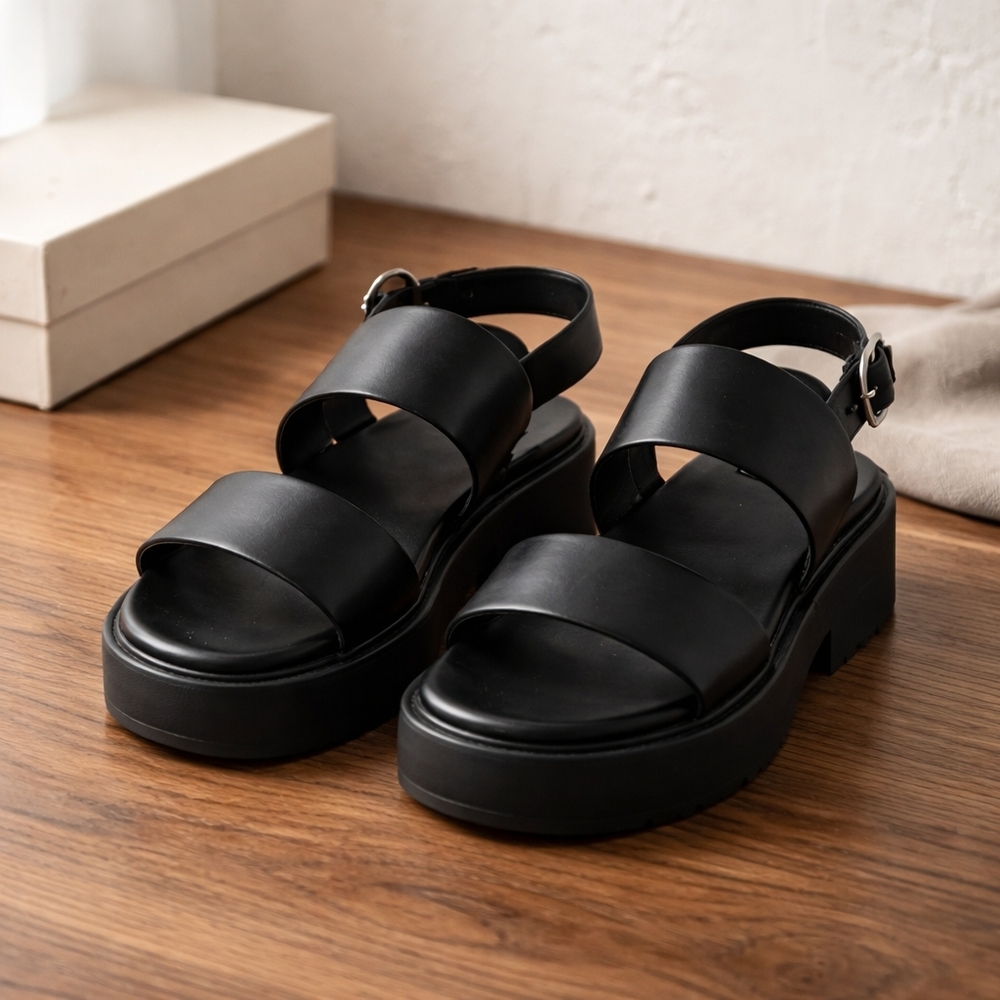 Steve Madden 9.5 Woman’s Black Clog - Picture 2 of 13